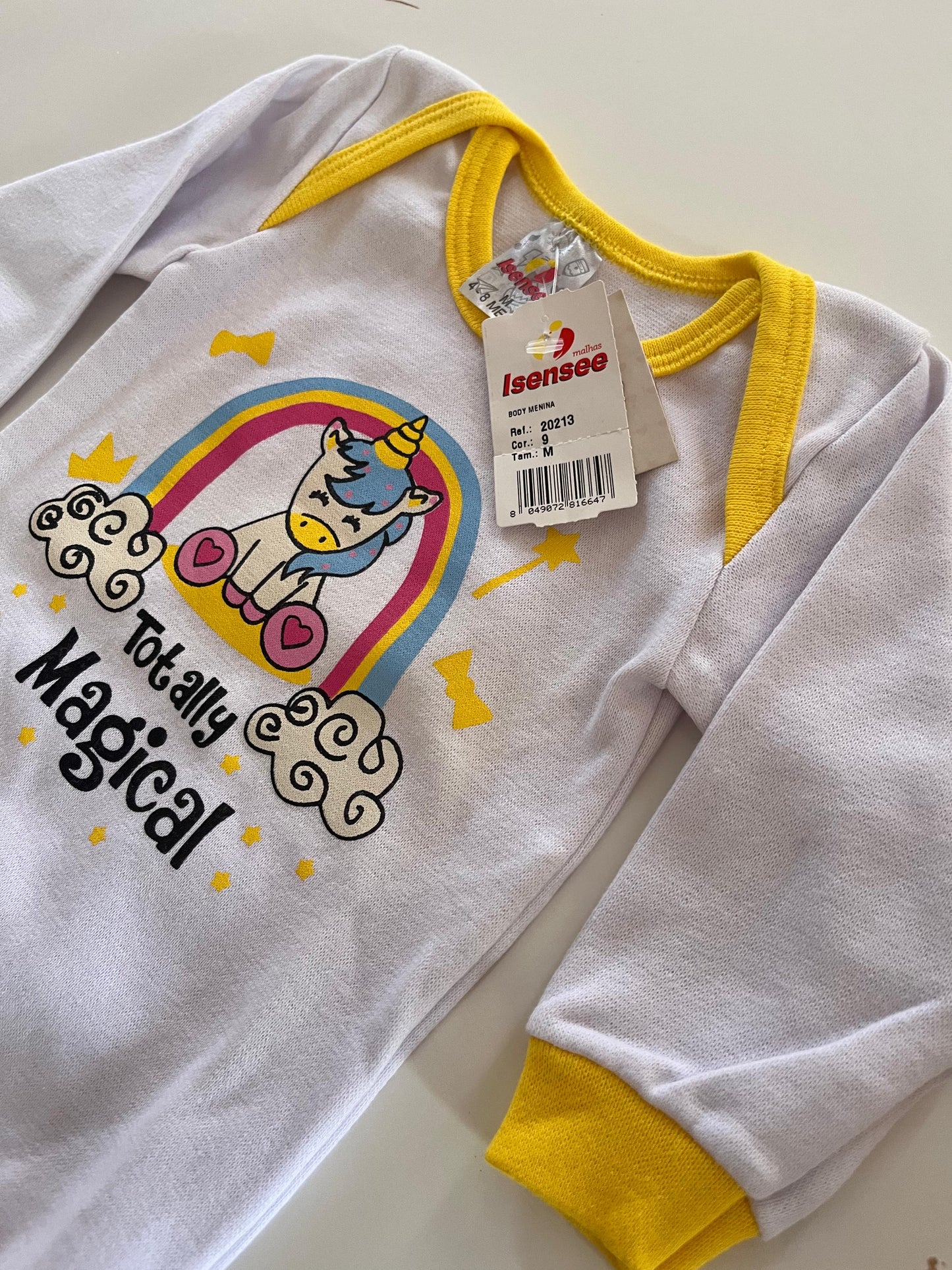 Body Unicórnio Arco-iris