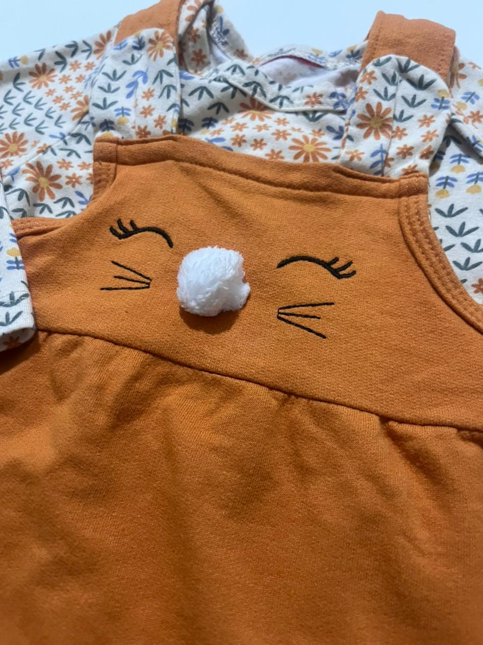 Conjunto Bebê Menina Coelhinho Kyly 6 a 9 meses