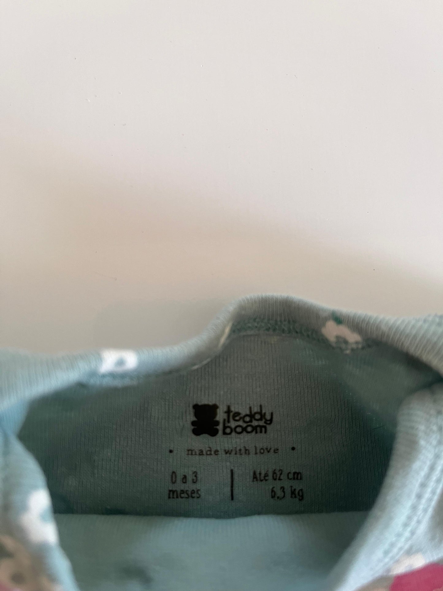 Kit com 3 bodys Teddy boom coleção flores