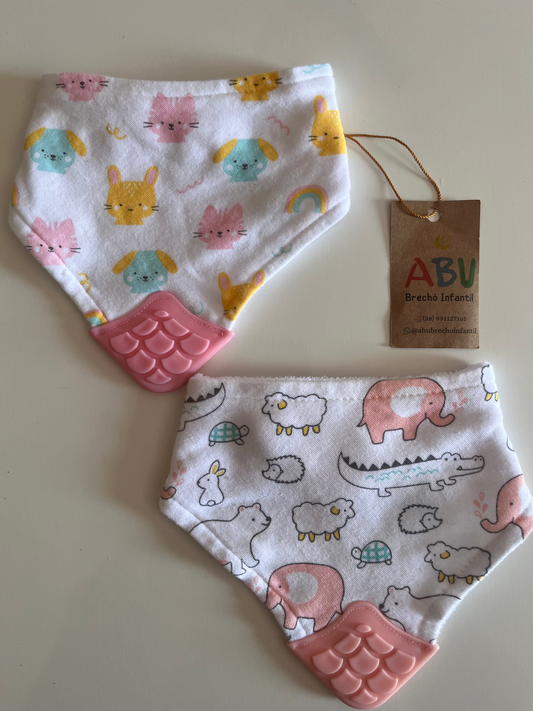 Kit com 2 uni Mordedores BUBA menina