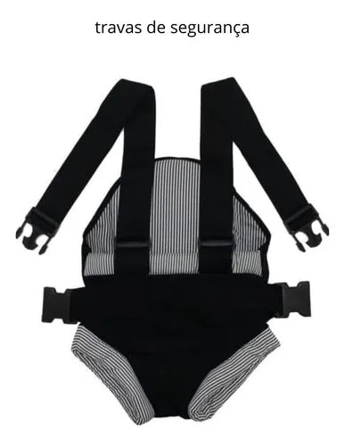 Canguru cadeirinha para bebê confeccionado em jeans