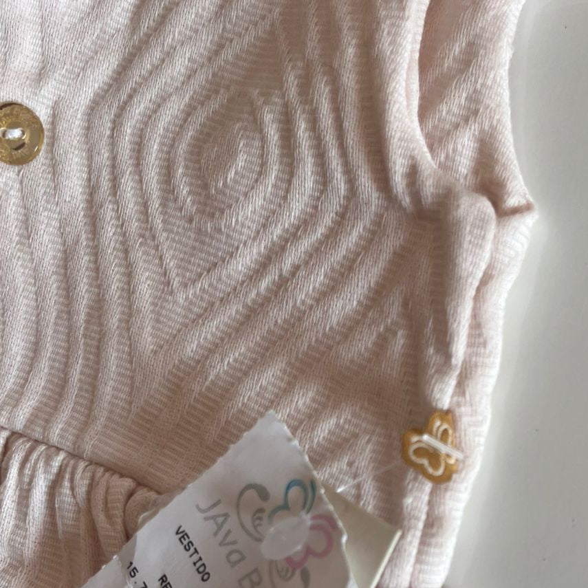 Vestido rose  Java baby em Cotton G