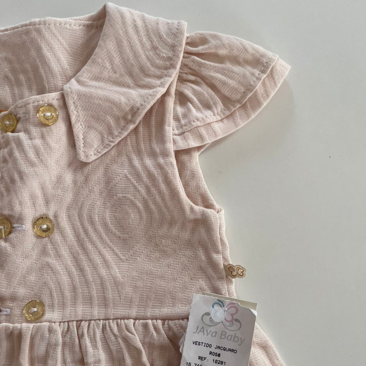 Vestido rose  Java baby em Cotton G
