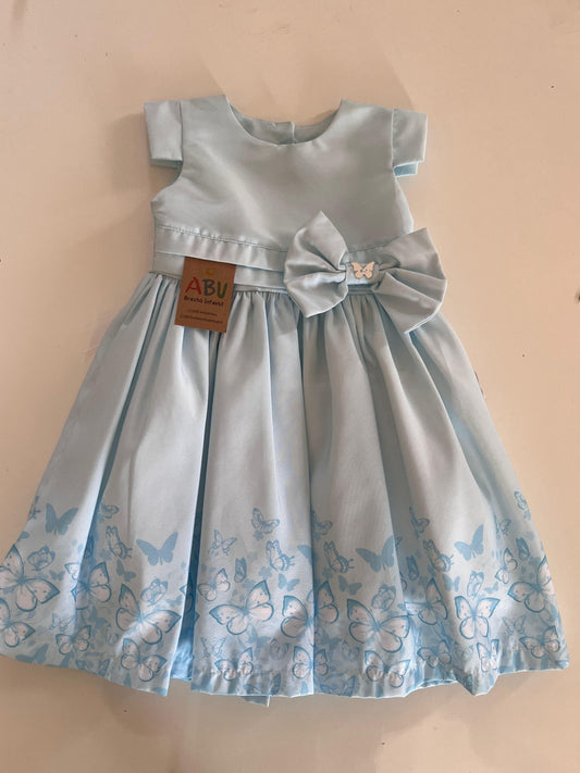 vestido infantil menina, luxo rodado azul claro, roupa de festa para criança, daminha, formatura, batizado, aniversario