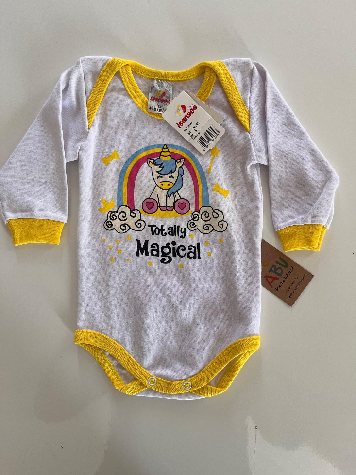 Body Unicórnio Arco-iris