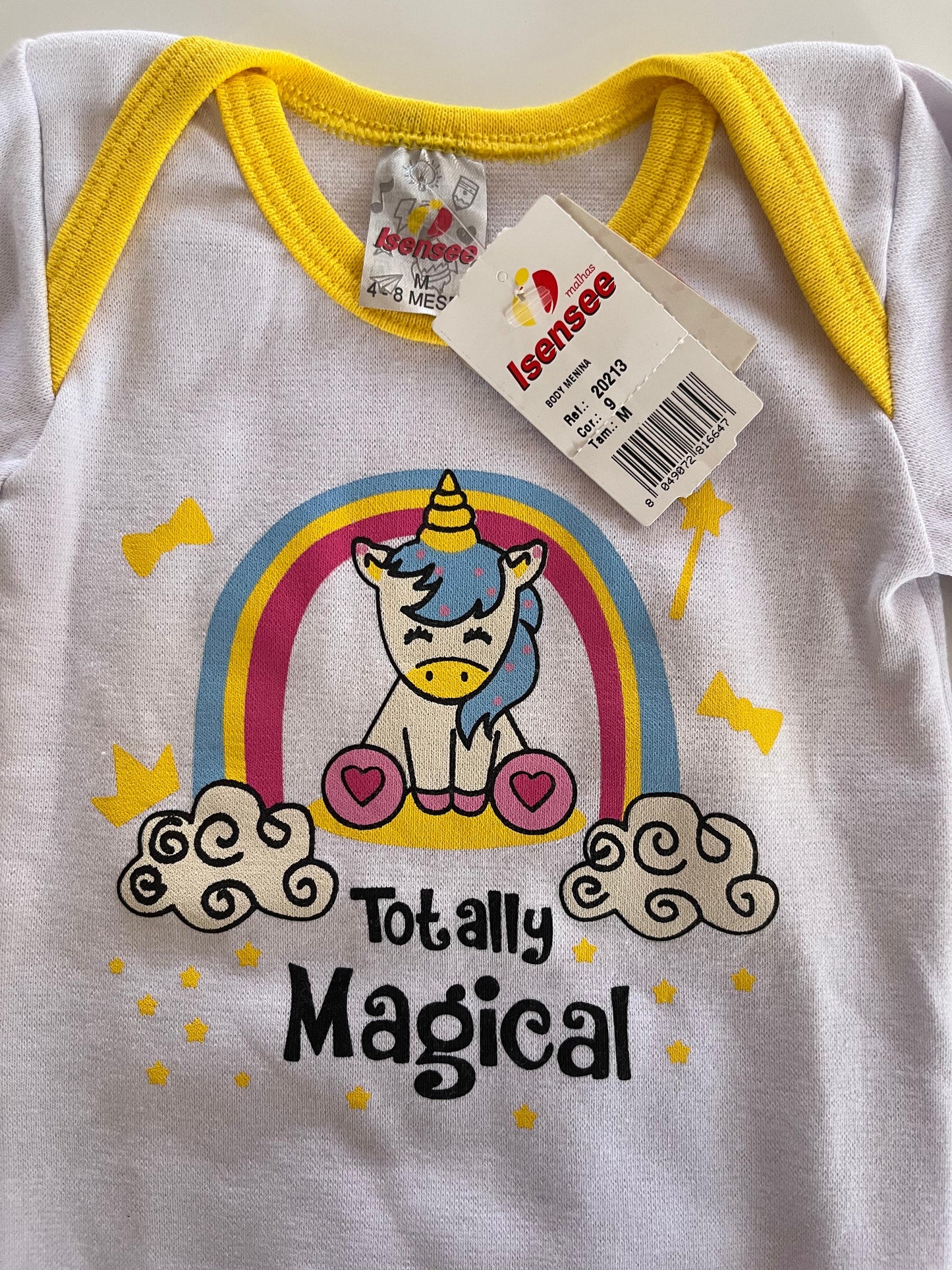 Body Unicórnio Arco-iris