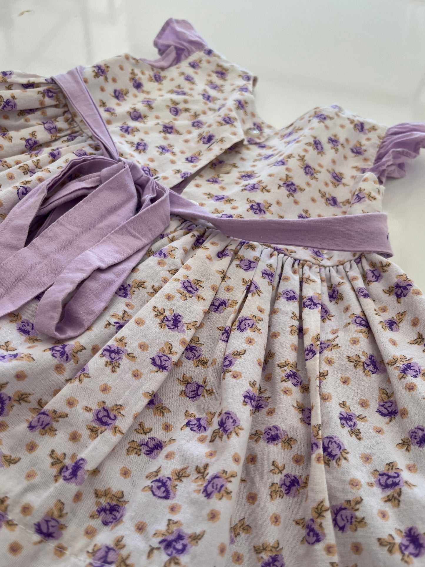 Vestido bebê menina flores G