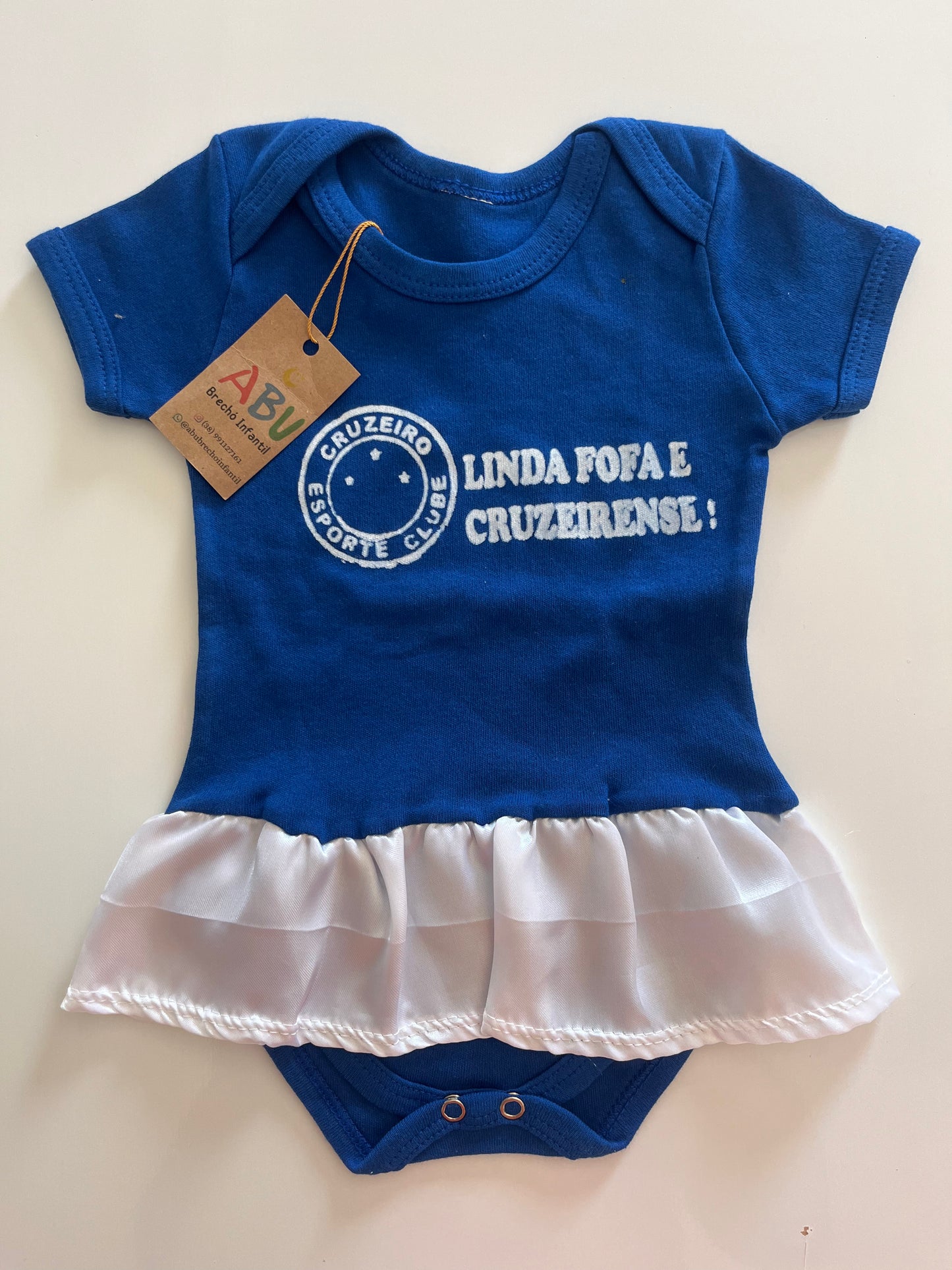 Body Tematico Cruzeiro manga curta