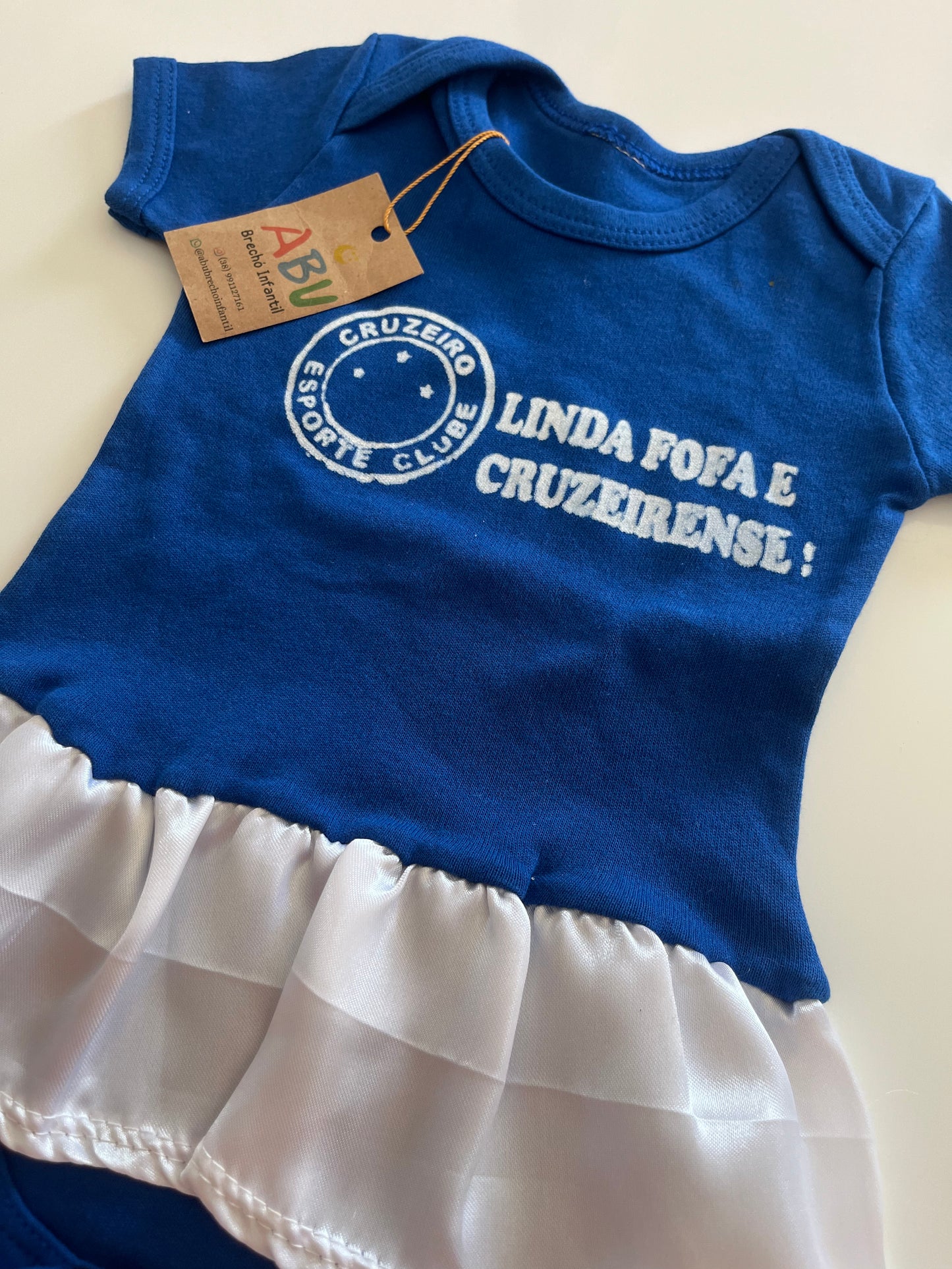 Body Tematico Cruzeiro manga curta