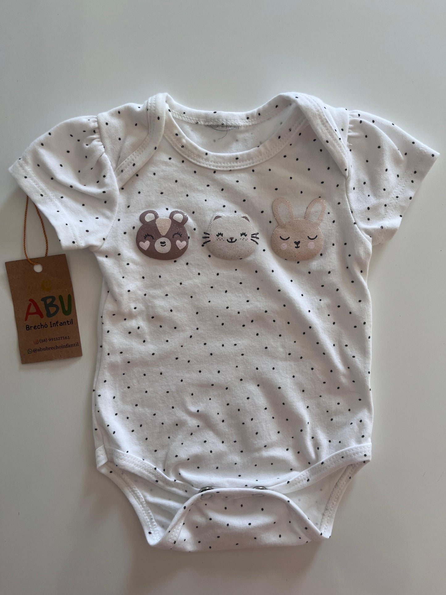 Kit com 2 bodys Teddy boom melhor amiga da mamãe 100% algodão