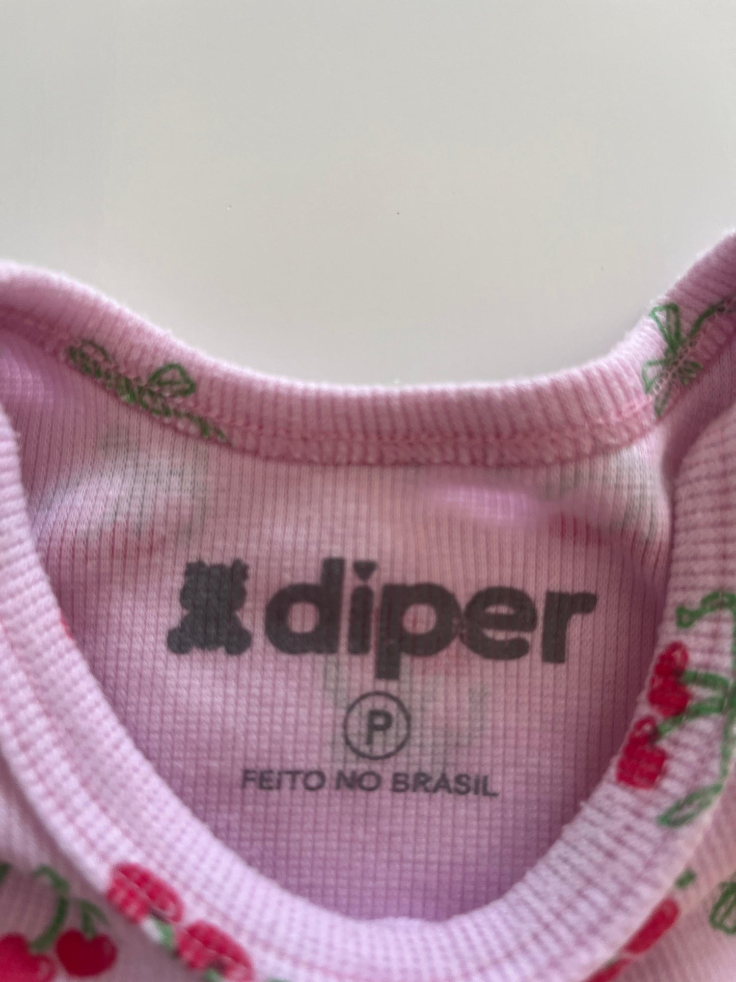 Romper Canelado Corações DIPER