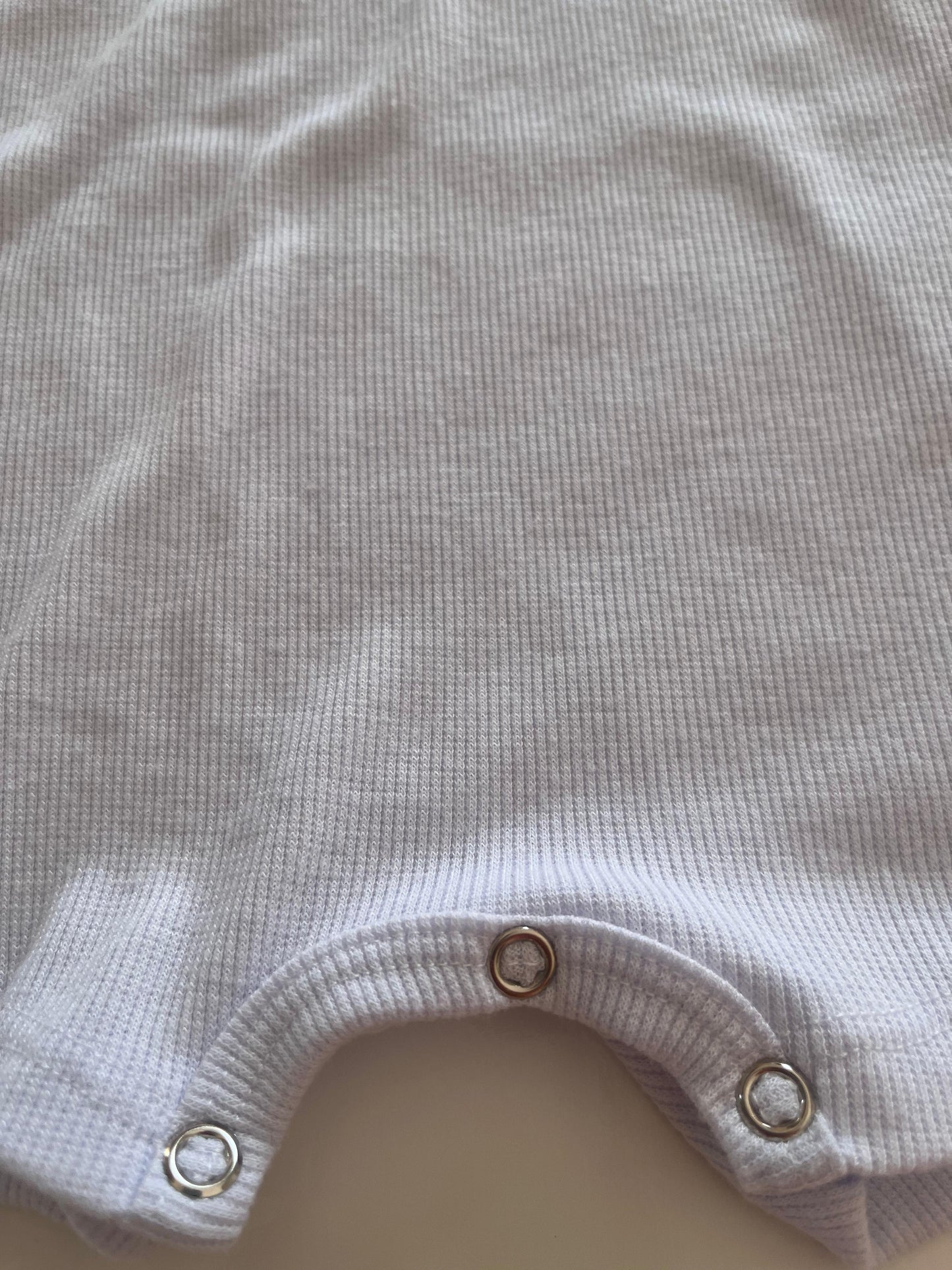 Romper Canelado Branco DIPER