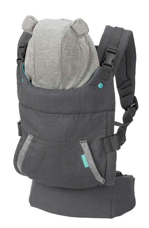 Canguru com capuz ergonômico- Infantino -  Suporta até 18 kg- Novo